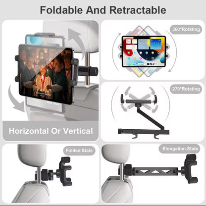 Car Headrest Tablet & Mobile Holder